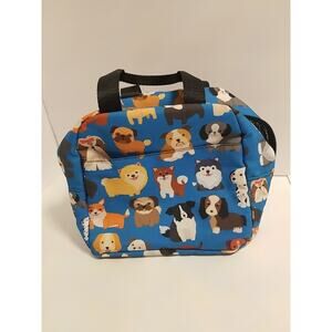 Cute Dogs Animals Lunch Bag Compact Tote Bag Reusable Lunch Box Container For...